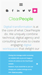 Mobile Screenshot of clearpeople.com